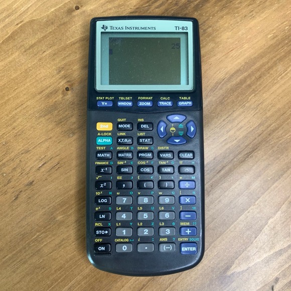 Texas Instruments TI-83 Plus Graphing Calculator w/Cover Works - Picture 5 of 9